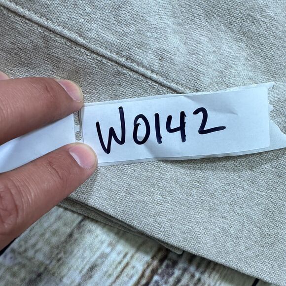 The North Face Sweater Womens Medium Beige Orange‎ Graphic Logo Pullover Hoodie - Picture 9 of 9